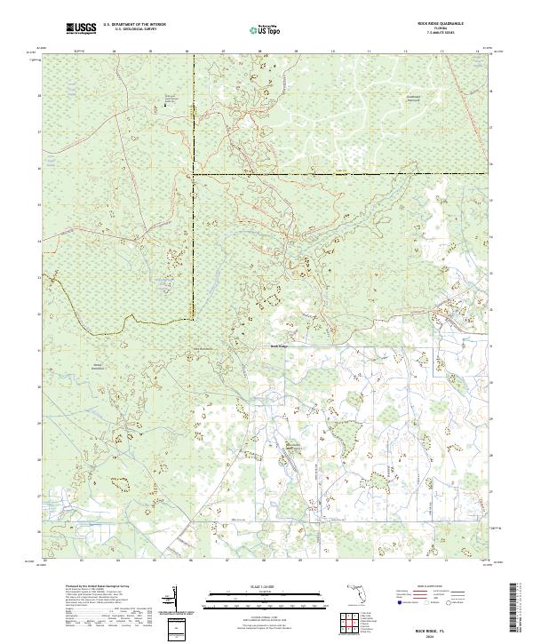 USGS Topographic Map – Rock Ridge