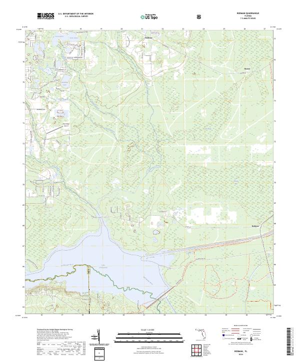 USGS Topographic Map – Rodman