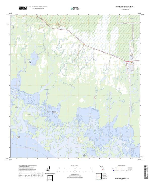 USGS Topographic Map – Royal Palm Hammock