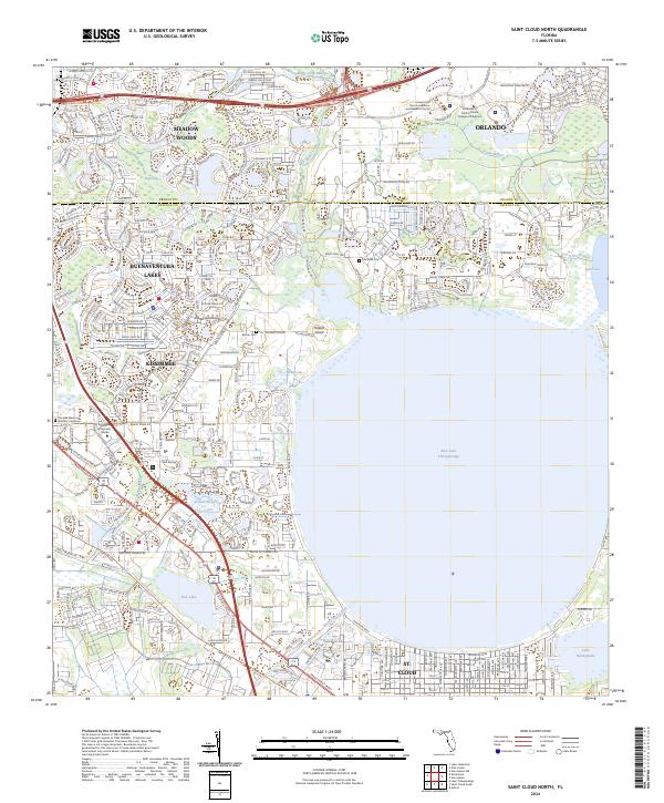 USGS Topographic Map – Saint Cloud North