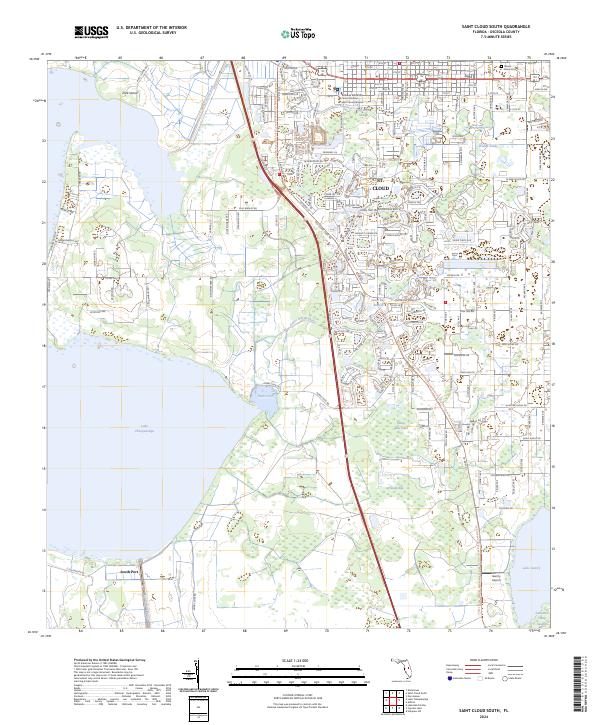 USGS Topographic Map – Saint Cloud South