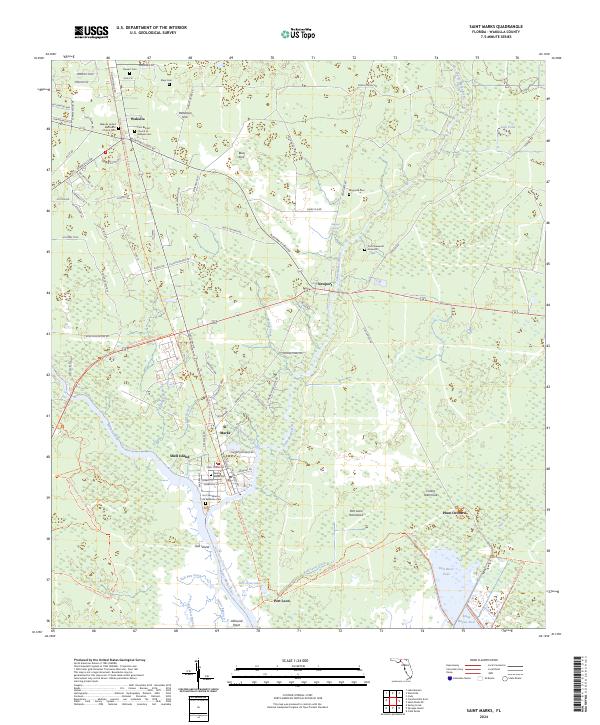 USGS Topographic Map – Saint Marks