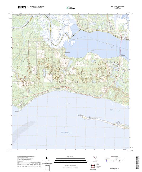 USGS Topographic Map – Saint Teresa
