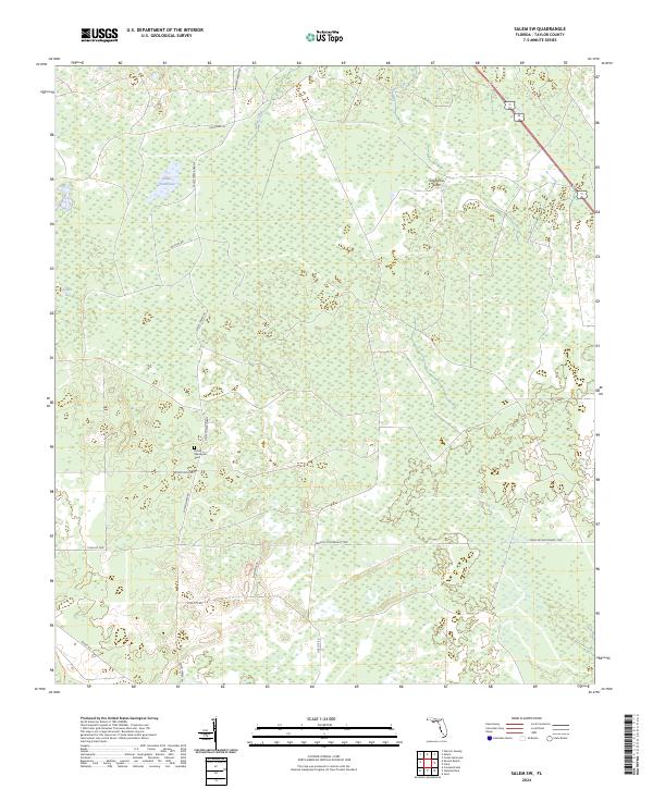 USGS Topographic Map – Salem SW
