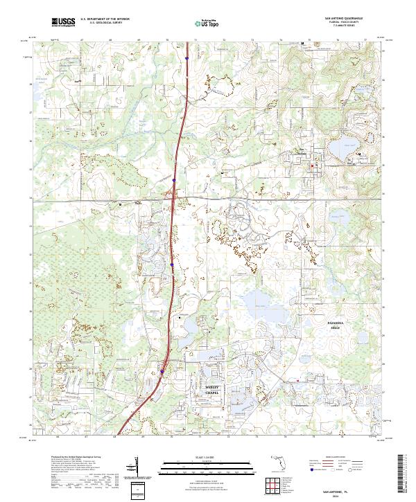 USGS Topographic Map – San Antonio