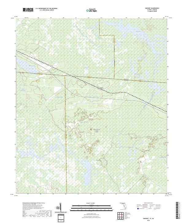USGS Topographic Map – Sargent