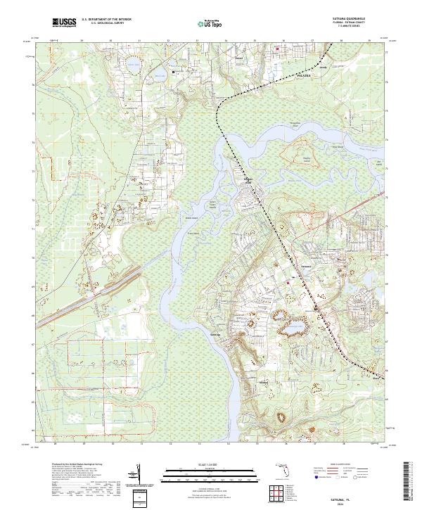 USGS Topographic Map – Satsuma