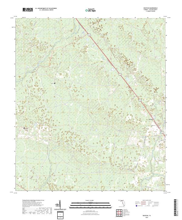 USGS Topographic Map – Secotan