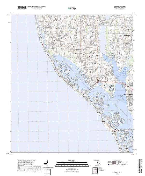 USGS Topographic Map – Seminole