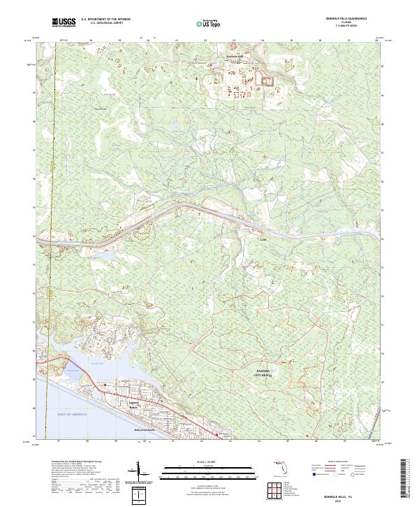 USGS Topographic Map – Seminole Hills