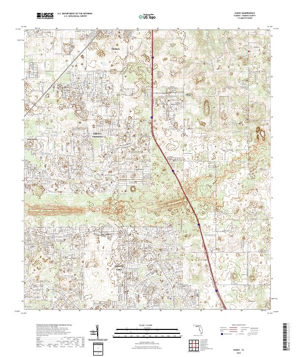 USGS Topographic Map – Shady