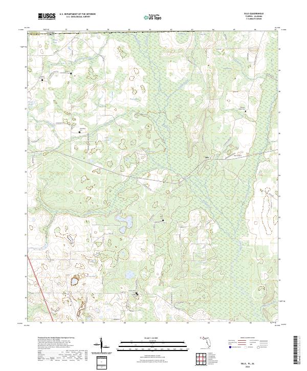 USGS Topographic Map – Sills