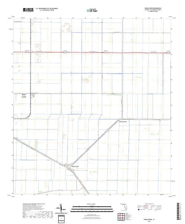 USGS Topographic Map – Sixmile Bend