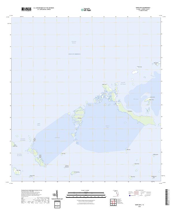 USGS Topographic Map – Snipe Keys