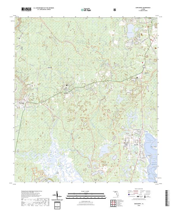 USGS Topographic Map – Sopchoppy