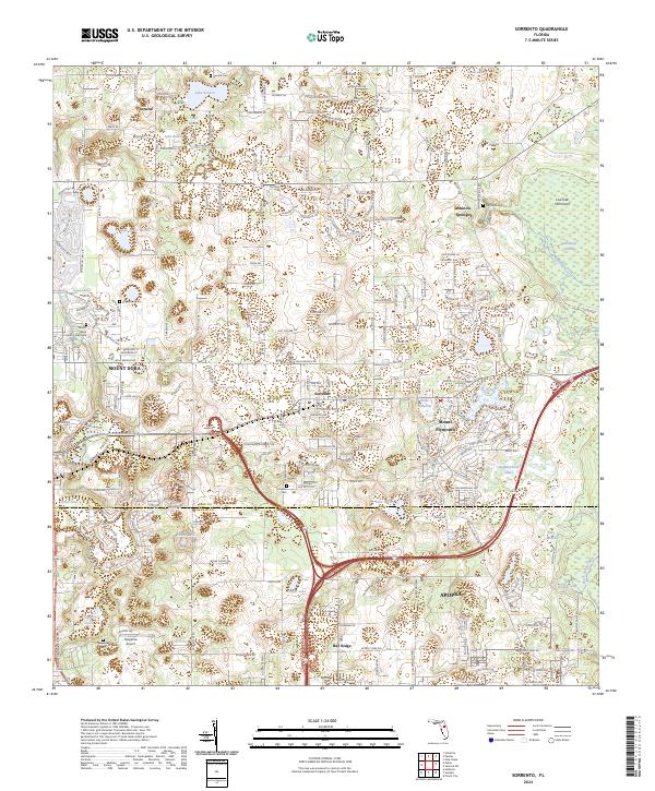 USGS Topographic Map – Sorrento