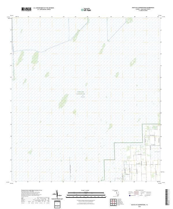 USGS Topographic Map – South of Coopertown