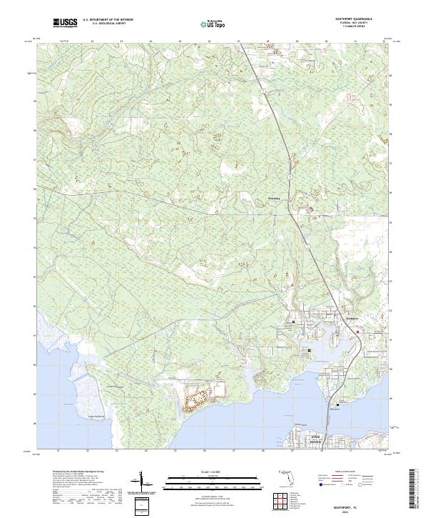 USGS Topographic Map – Southport