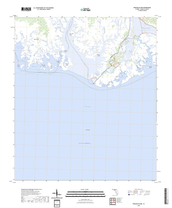 USGS Topographic Map – Sprague Island