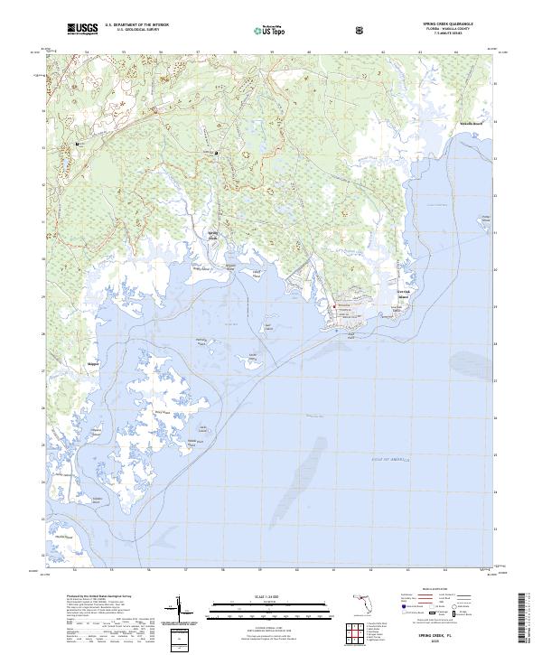 USGS Topographic Map – Spring Creek