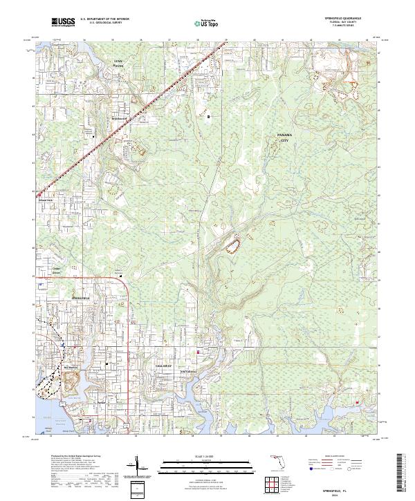 USGS Topographic Map – Springfield