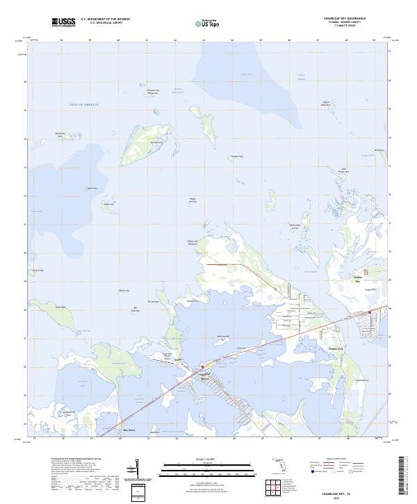 USGS Topographic Map – Sugarloaf Key