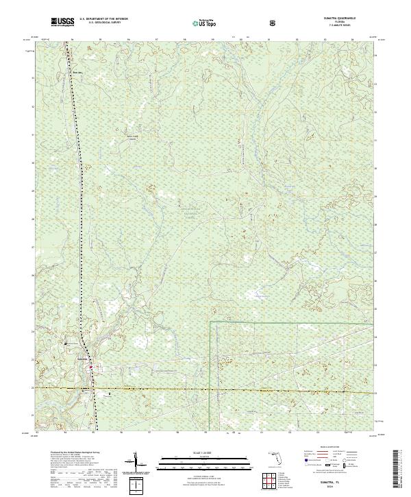 USGS Topographic Map – Sumatra