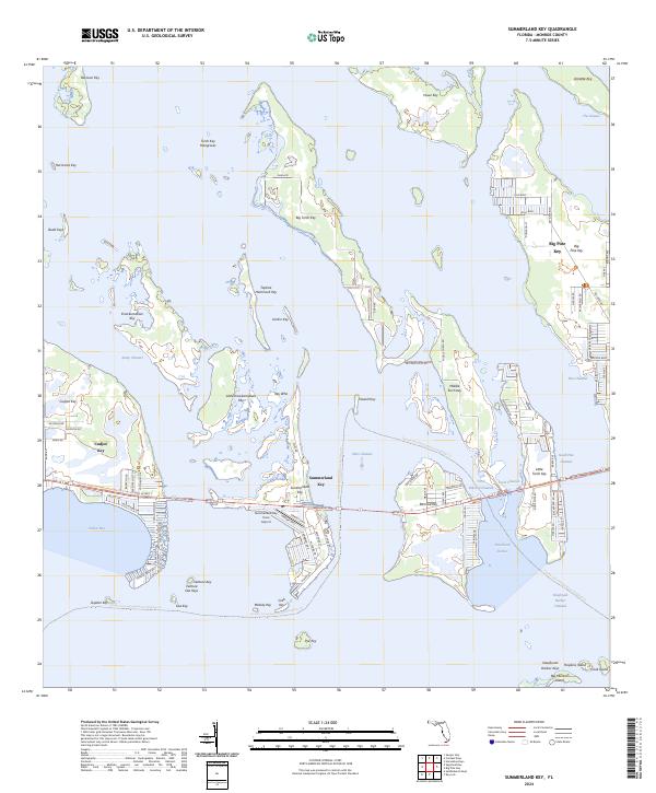 USGS Topographic Map – Summerland Key
