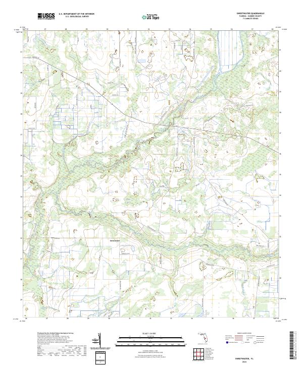 USGS Topographic Map – Sweetwater
