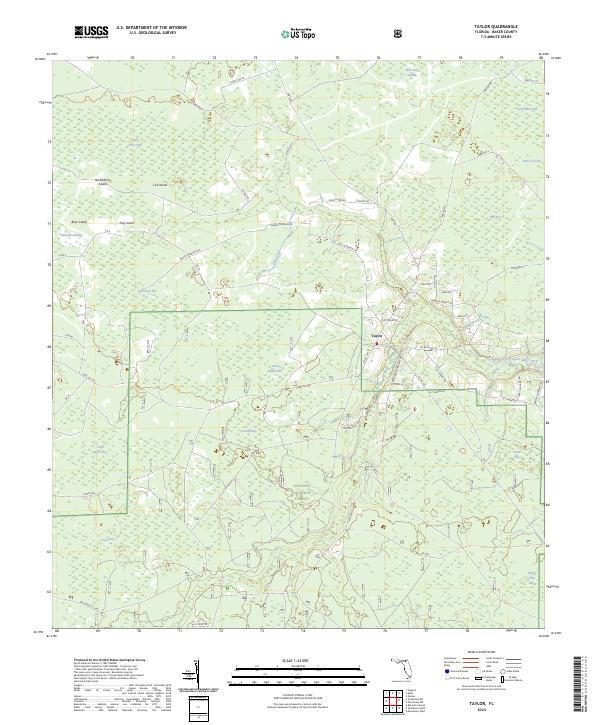 USGS Topographic Map – Taylor