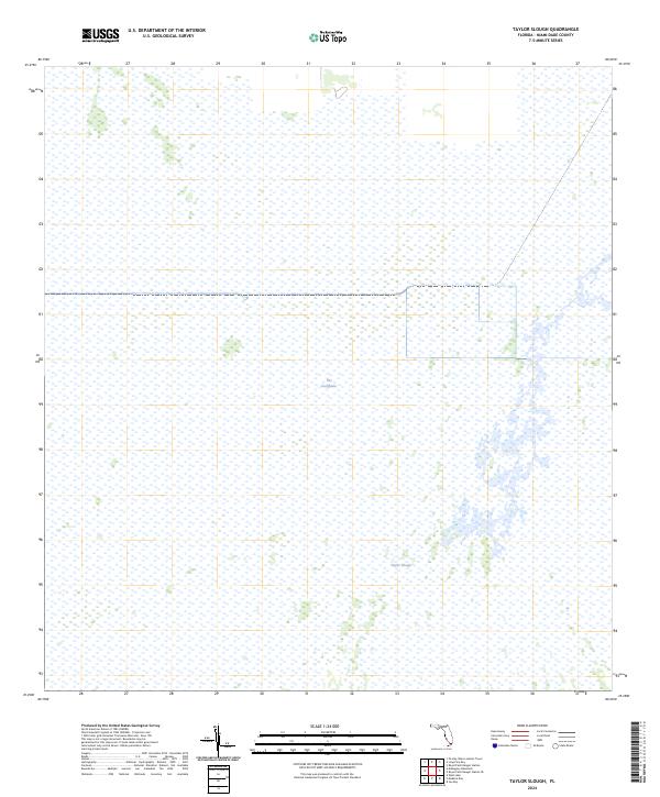 USGS Topographic Map – Taylor Slough