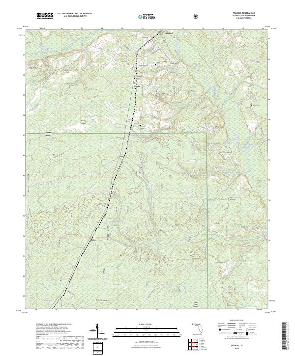 USGS Topographic Map – Telogia