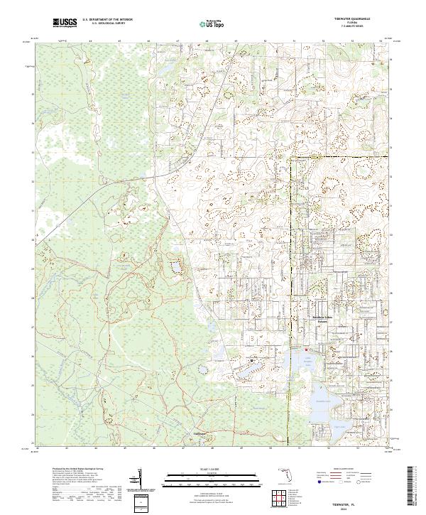 USGS Topographic Map – Tidewater