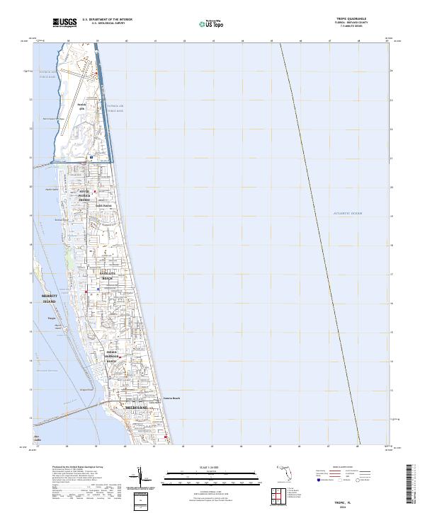 USGS Topographic Map – Tropic