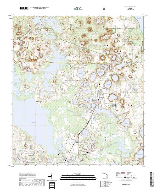 USGS Topographic Map – Umatilla
