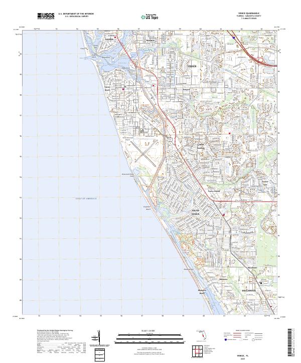 USGS Topographic Map – Venice