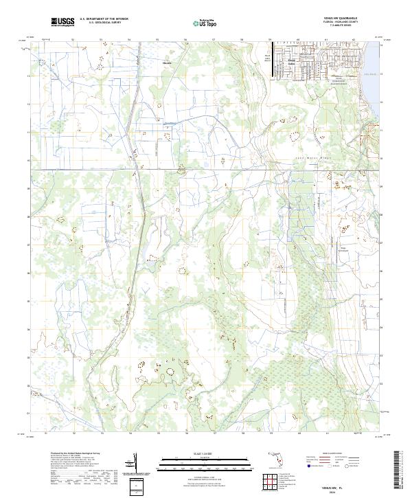 USGS Topographic Map – Venus NW