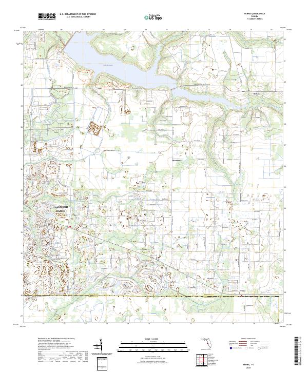 USGS Topographic Map – Verna