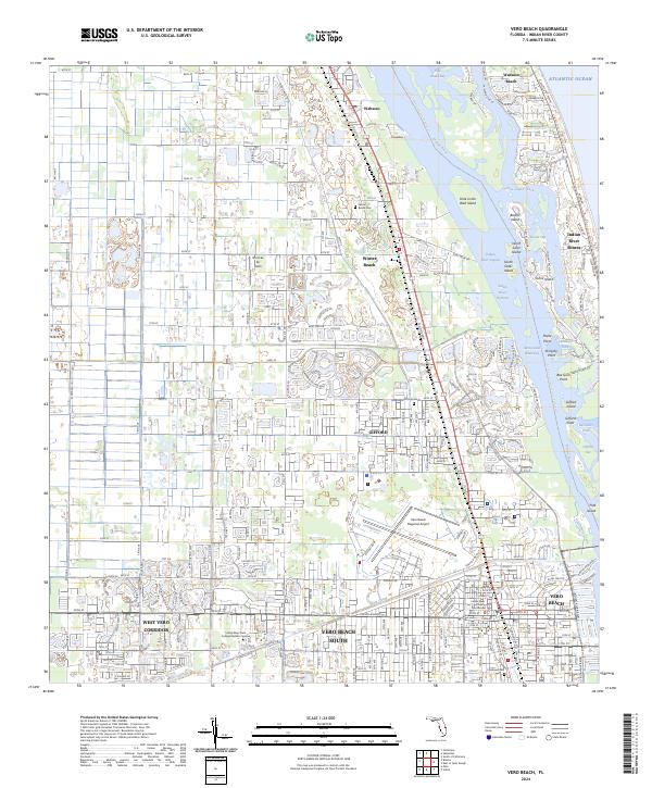 USGS Topographic Map – Vero Beach