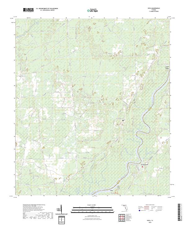 USGS Topographic Map – Vista