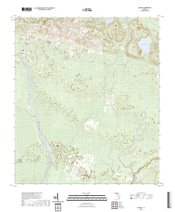 USGS Topographic Map – Wacissa