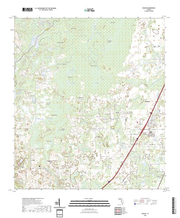 USGS Topographic Map – Wahoo
