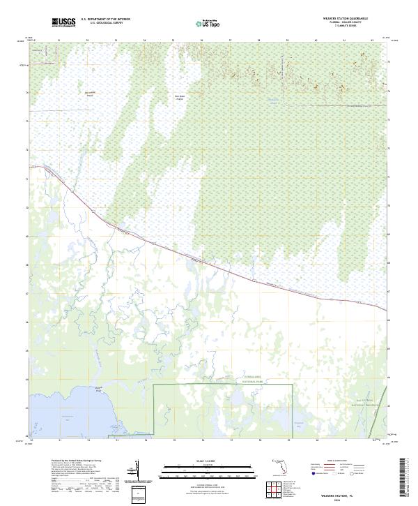 USGS Topographic Map – Weavers Station