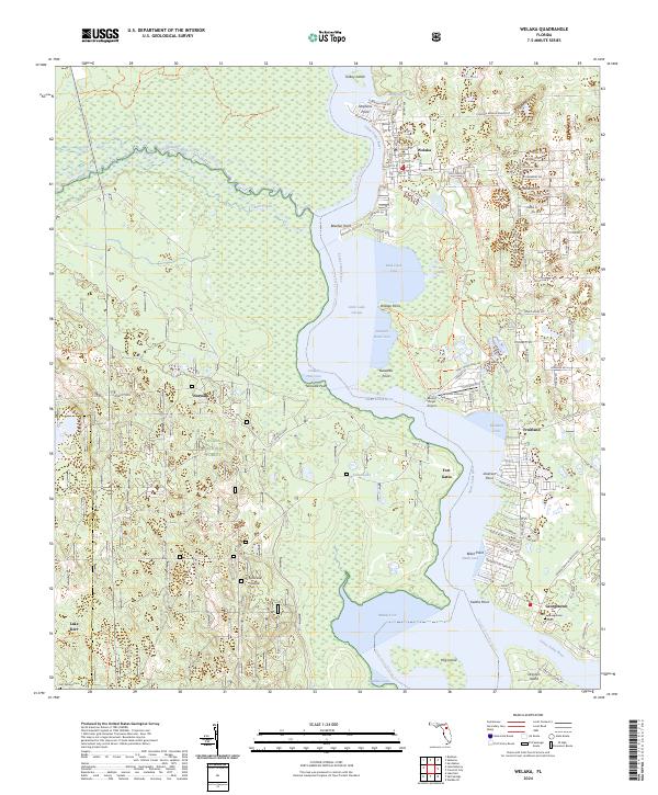 USGS Topographic Map – Welaka