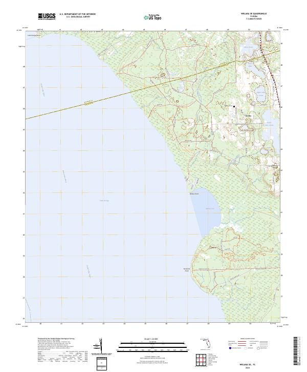 USGS Topographic Map – Welaka SE