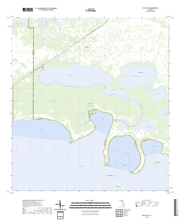 USGS Topographic Map – West Lake