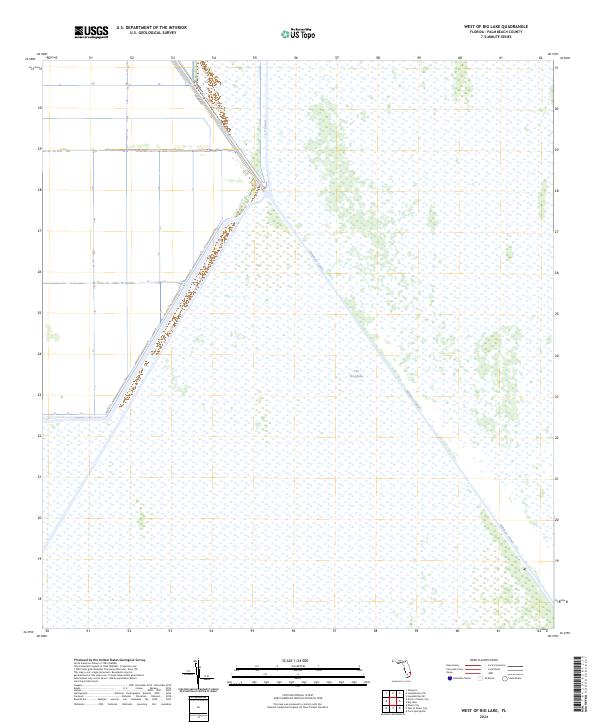 USGS Topographic Map – West of Big Lake