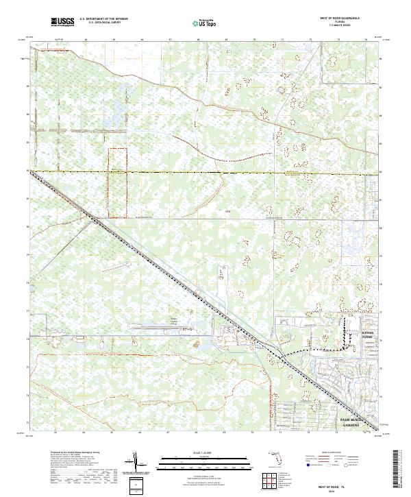 2024 Map of West of Rood, 2024 Print