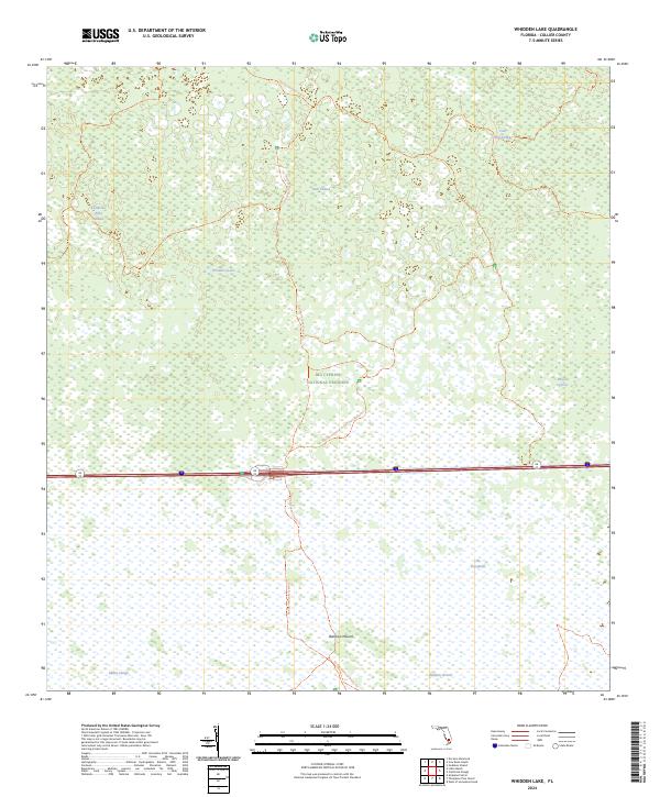USGS Topographic Map – Whidden Lake