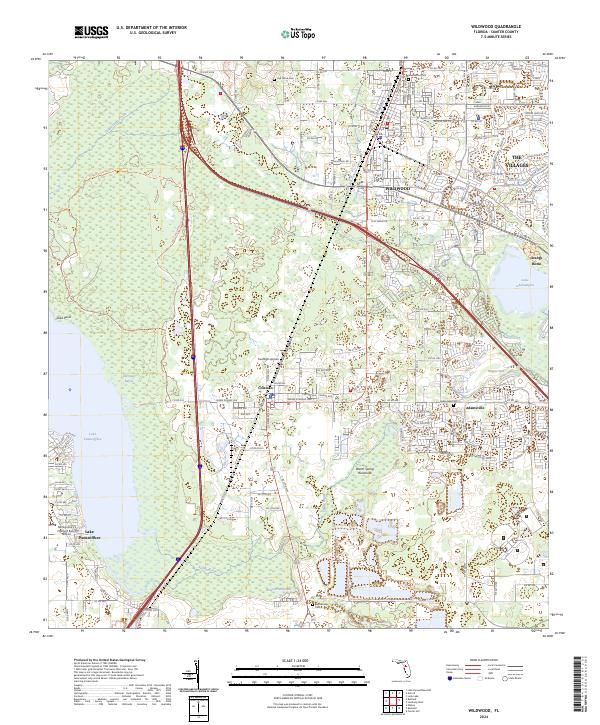 USGS Topographic Map – Wildwood